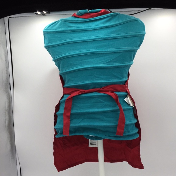 Pottery Barn Kids Christmas Red Rudolph Child Apron Damian Holiday - Picture 15 of 15